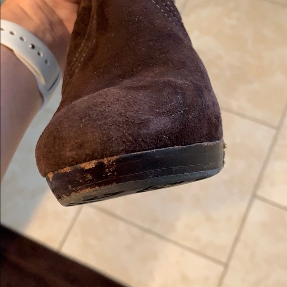 Tory Burch Melrose Bootie 9.5 brown suede - Picture 6 of 6